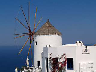 greek villages - santorini oia village