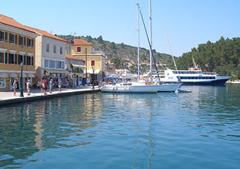 paxi island - gaios village