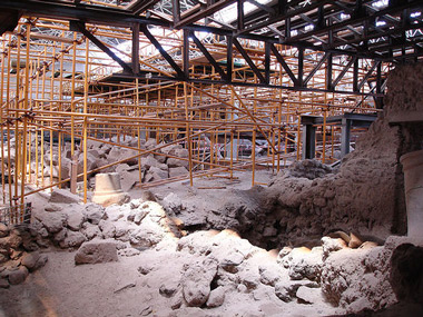 santorini - akrotiri ruins