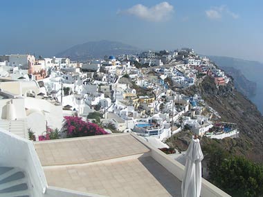 santorini - firostefani village