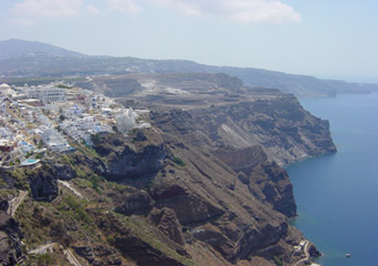 firostefani santorini - view from nomikos center