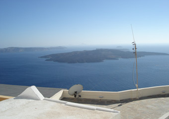 firostefani santorini - firostefani volcano view