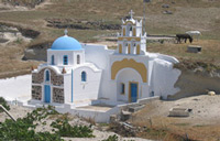 megalochori santorini - megalochori church