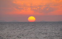 oia santorini - oia sunset