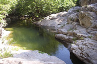 greek islands ikaria - river