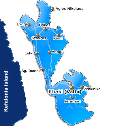 map of othaca - ithaki map