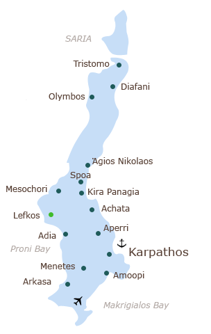 map of karpathos island