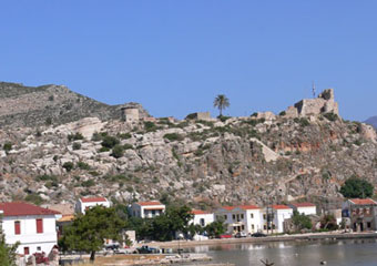 kastellorizo greece - castle view