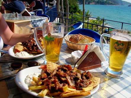 kefalonia island - beach restaurant