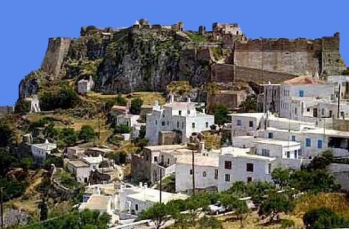 kithira greece - kithira castle view