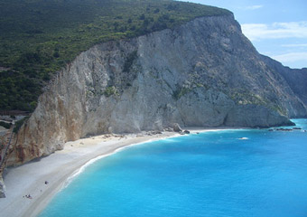 lefkada island - porto katsiki beach