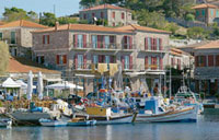 lesvos island - skala sikamnias village