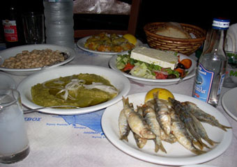 lesvos island - lesvos food