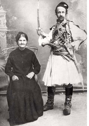 theofilos with his mother