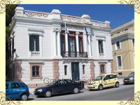 greek islands - traditional house in lesvos