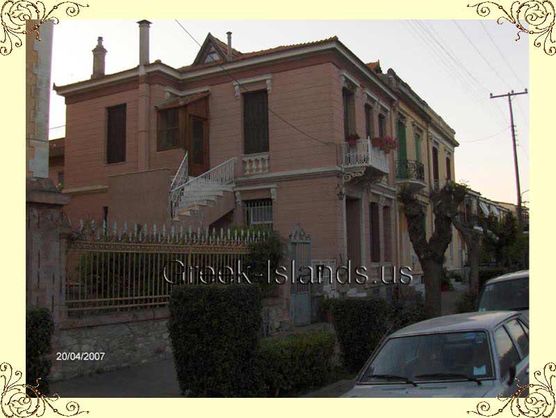 traditional houses lesvos