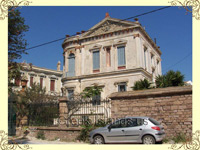 greek islands - traditional lesbian mansions