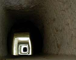 catacombs milos island