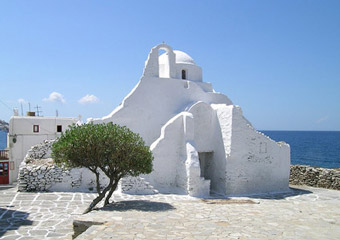 mykonos site seeing - panagia paraportiani