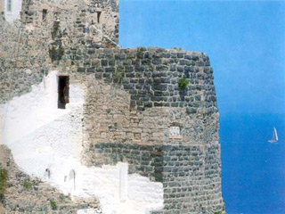 nisyros greece - castle