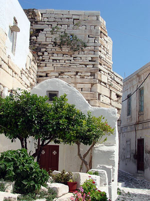 paros island - Kastro wall