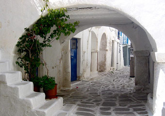 paros - Paroikia village