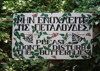 paros - valley of Butterflies