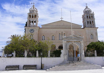 paros island - agia triada church