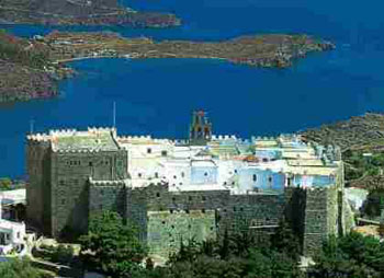 patmos greece - st john monastery