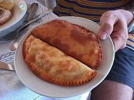 greece poros - cheese pies