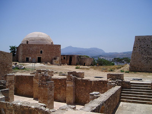 crete rethymno - fortezza castle