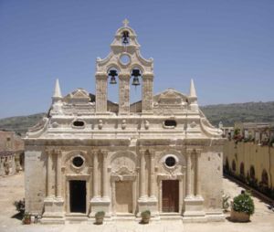 island of crete - moni arkadiou monastery