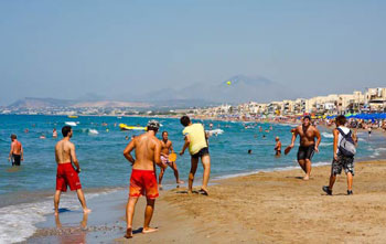 crete rethymno - beach