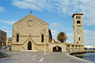 rhodes greece - evangelismos church