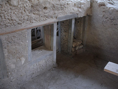 akrotiri archaeological site - ruin-akrotiri