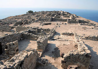 santorini greece - ancient thira