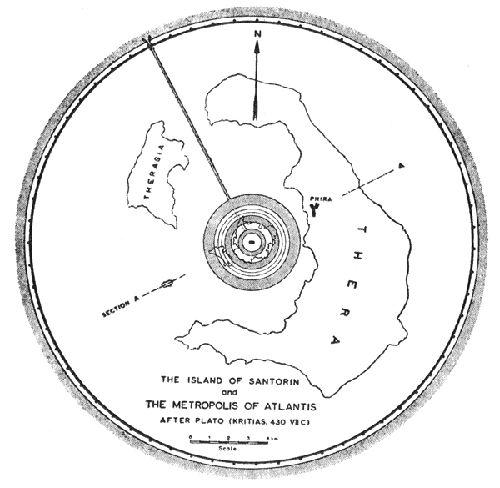 atlantis the lost city - santorini map