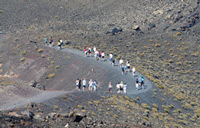santorini hiking - volcano