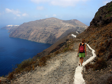 santorini hiking - fira oia hiking