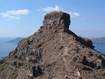 santorini hiking - skaros hiking