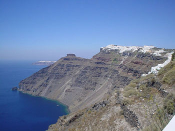 santorini hiking - skaros hiking