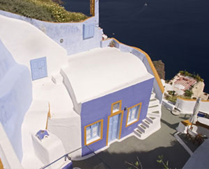 house in santorini