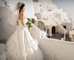 wedding in santorini