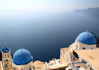 santorini greece - santorini view