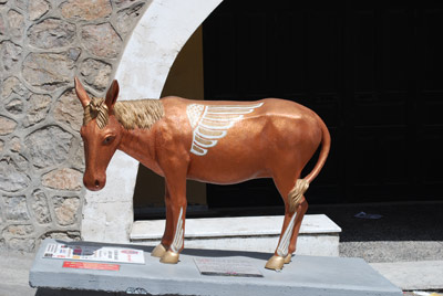 Donkey Republic Exhibition in Santorini