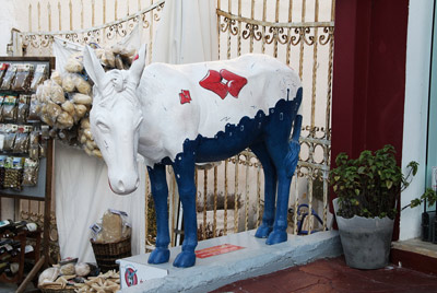 Donkey Republic Exhibition in Santorini