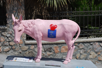 Donkey Republic Exhibition in Santorini