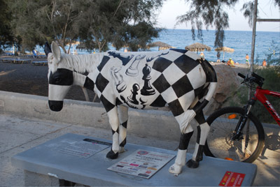 Donkey Republic Exhibition in Santorini