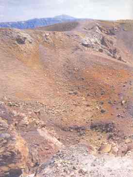volcano - from 1940 eruption nea kameni craters