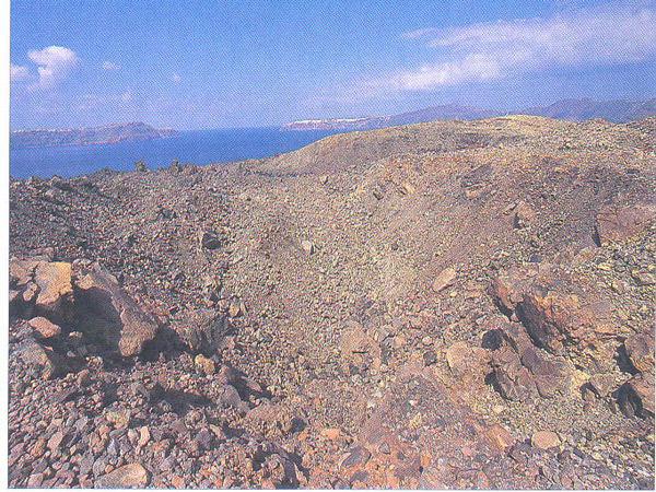 santorini volcano tours - reck dome crater